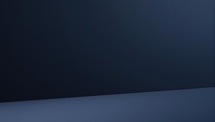 Abstract dark blue gradient background with subtle light and shadow.