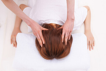 上半身のマッサージ