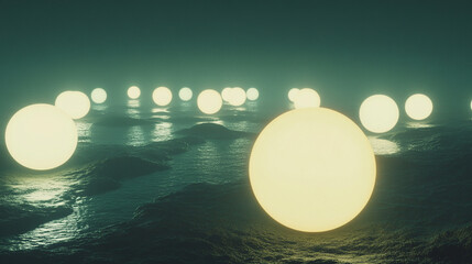 Soft neon particle clouds drift through dark space, glowing in hues of pink, blue, and violet—ethereal energy forming misty cosmic shapes in weightless motion.
