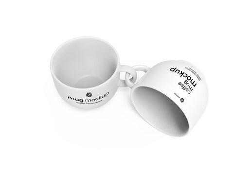 Coffee Mug Mockup Set Template