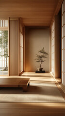 japanese tatami room wall designed authentic and timeless japanese style.