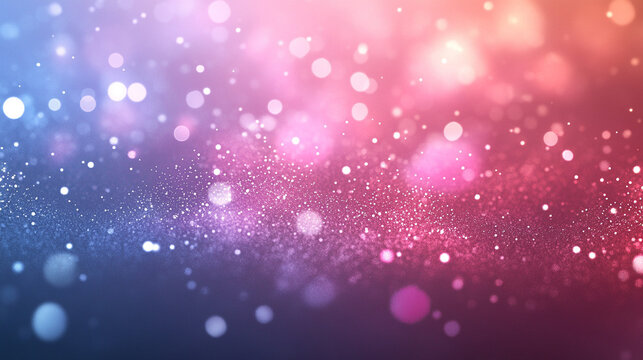 Soft glowing particles drift over a smooth gradient background creating a dreamy ethereal effect symbolizing imagination serenity and abstract beauty in digital visual art