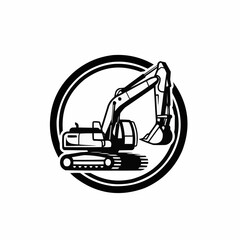 Excavator Machine Construction Vehicle Digging Equipment.