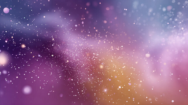 Soft glowing particles drift over a smooth gradient background creating a dreamy ethereal effect symbolizing imagination serenity and abstract beauty in digital visual art