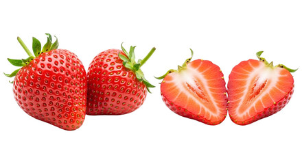 Fresh and juicy strawberries, perfect for a healthy snack or dessert