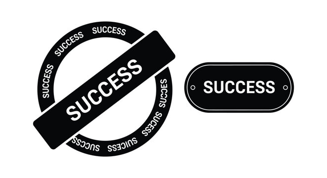 Achieve your goals with these bold success graphic icons