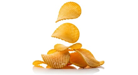 A vibrant assortment of tropical fruits arranged on lush green monstera leaves