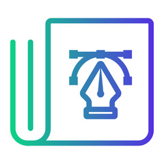 site Line Gradient Icon