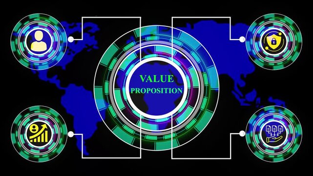 Global value proposition Technology Business Collaboration Digital Network Connection Strategy..