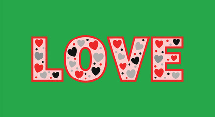 Show your love with this adorable heart-filled design for Valentines