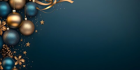 Minimalist Christmas/New Year background.