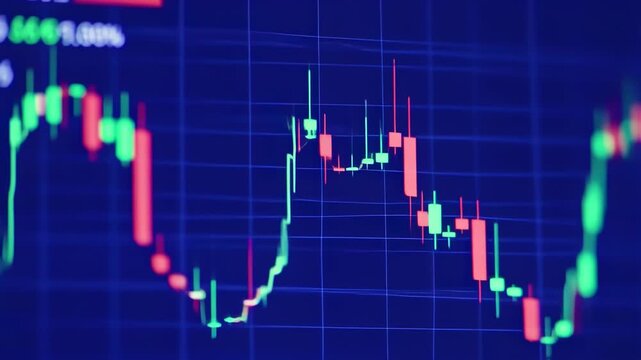 Chart of stock market trends