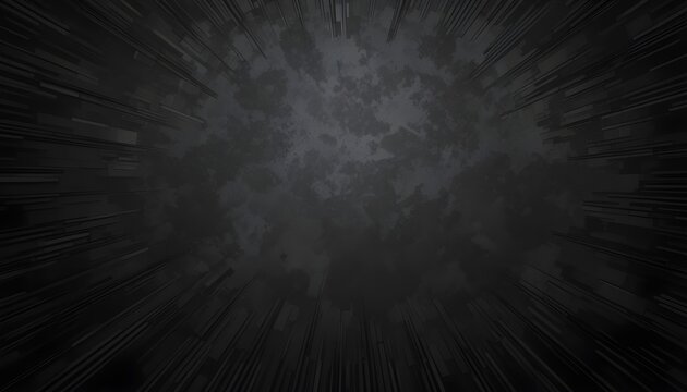 Black Comic Book Transparent Background with Halftone Texture for Pop Art and Graphic Design Projects