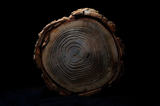 cross section of tree trunk