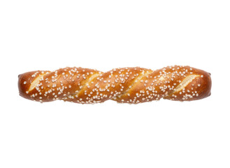 Golden brown pretzel stick salted crispy snack