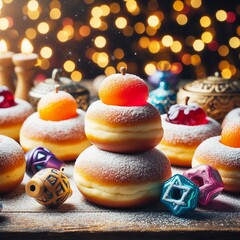 christmas cookies on the table
