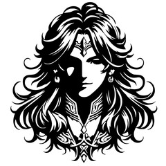 Royal man silhouette