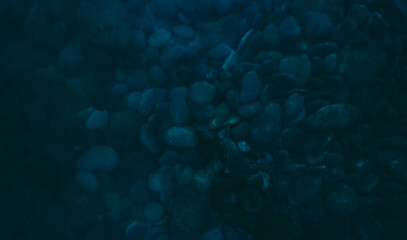 blue water bottom abstract background © avtk