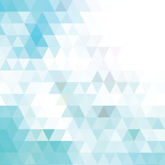 light blue triangle illustration. Modern illustration. Polygonal style. eps 10