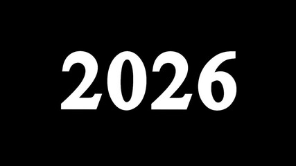 Modern Happy New Year 2026 motion graphics featuring fast transitions, neon light trails, bold typography, glowing effects, and vibrant particle bursts. Designed for social media reels, YouTube worker - Powered by Adobe