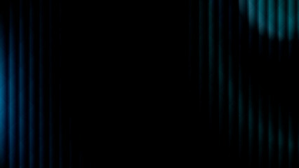 dark abstract black background with vertical ribbed texture and futuristic glowing blue teal purple light effect