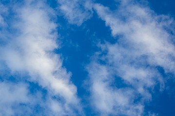 Blue Sky with White Cloudscape
