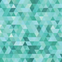 Obraz premium Emerald Tosca Low Poly Art Vector Background. eps 10