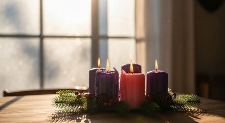 Gaudete Sunday Candles Advent Wreath Third Sunday of Advent Joyful Celebration Christian Tradition