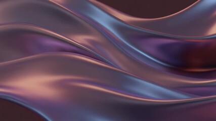 Minimal abstract metallic flow with smooth reflective curves symbolizing elegance modern design and futuristic material fluidity in motion under soft gradient light