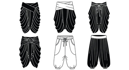 Explore trendy dhoti pants and harem pants fashion styles for women