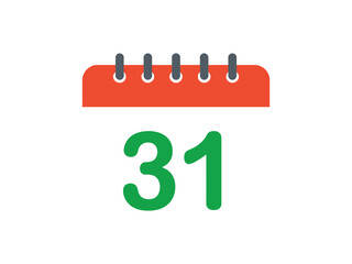 A calendar icon with the number 31, representing the end of the month