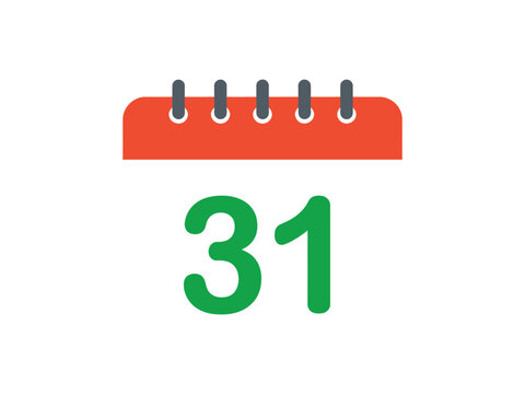 A calendar icon with the number 31, representing the end of the month