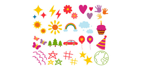 Handdrawn Painterly Cute