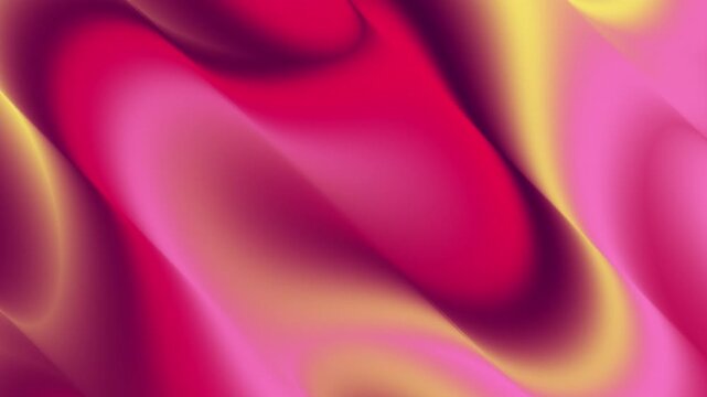 Abstract Shiny Pink Gold Wavy Gradient Background Loop