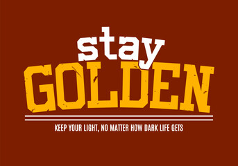 Retro college varsity typography motivational quote slogan with grunge effect for jersey, t-shirt, or wall art design - Vector