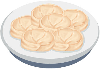 Steam dumplings 
