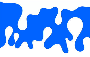 Milk background of Modern poster, dynamic splashes and drops. Vector illustration in a flat style of minimalism