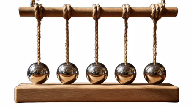 Balancing Balls Newton's Cradle three-dimensional, silver, success, physics, group, pendulum, object