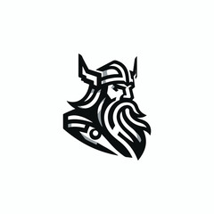 Obraz premium Great God Odin Logo
