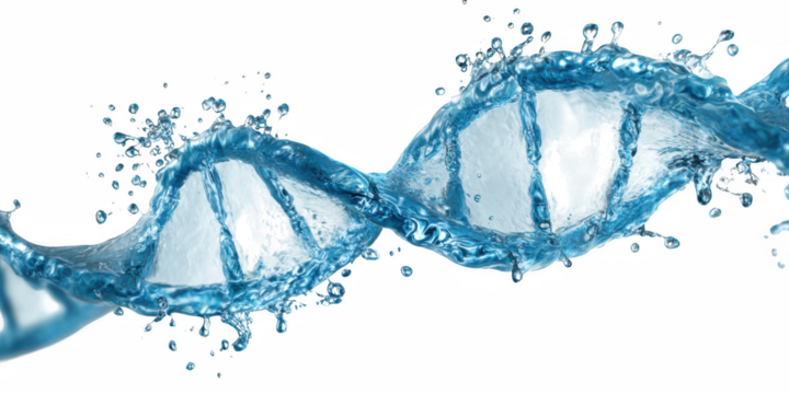 DNA molecule spiral. 3d illustration molecular, deoxyribonucleic acid, reproduction, gene, genetic, spiral, strand