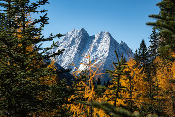 sunset in the mountains
