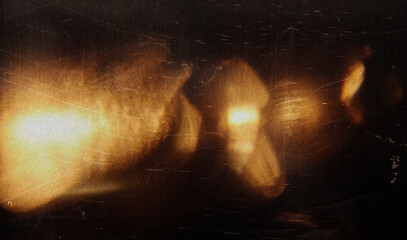 retro film light leak overlay effect with scratch dust and light leaks, retro grain noisy film...