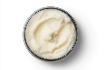 Top View Natural Body Butter Jar
