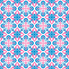 pattern batik flower damask ethnic boho ikat texture tribal geometric background