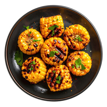 Timorese grilled combites on skewers with marinade, against an isolated white background