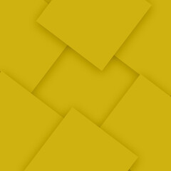 abstract yellow background with squares, Yellow 3d background