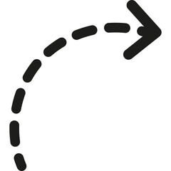Dash Line Arrow
