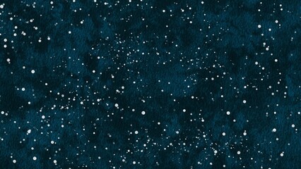 An abstract watercolor-style background depicting a starry night sky