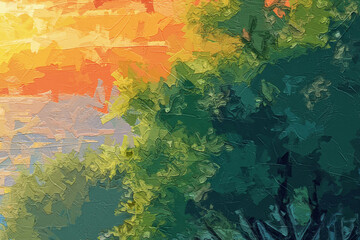 Various oil paintings, flowers, tulips, chrysanthemums, village houses, lakes, forests, figures, lotus flowers, lotus leaves, flying birds