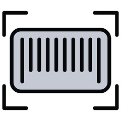 QR Code Vector Icon Stock Illustration